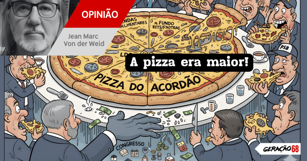 A pizza era maior!