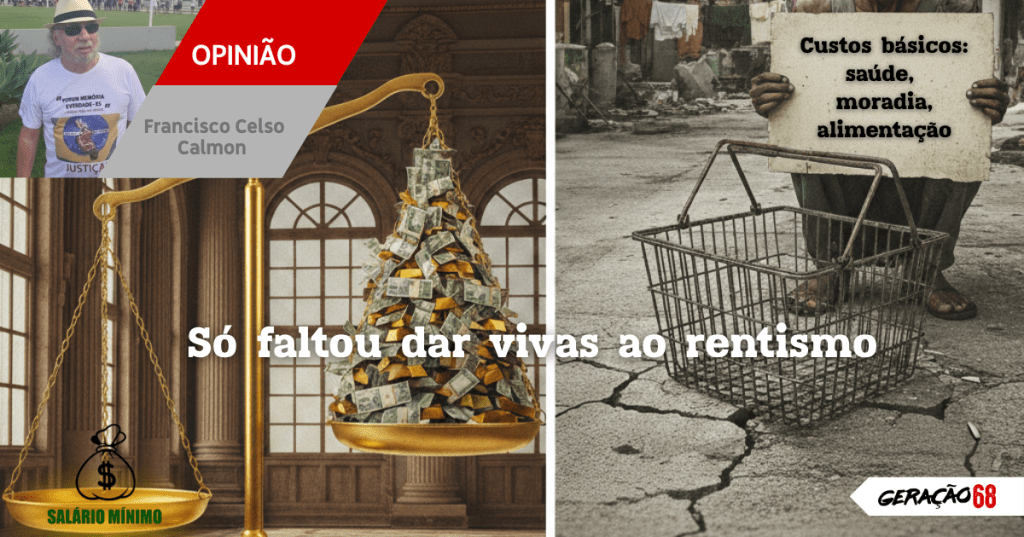 Só faltou dar vivas ao&nbsp;rentismo