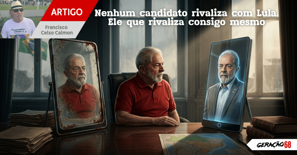 Nenhum candidato rivaliza com Lula.  Ele que rivaliza consigo&nbsp;mesmo