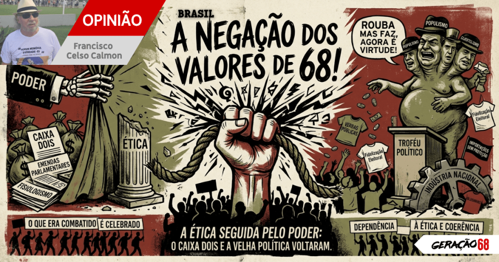 A negação dos valores da geração&nbsp;68