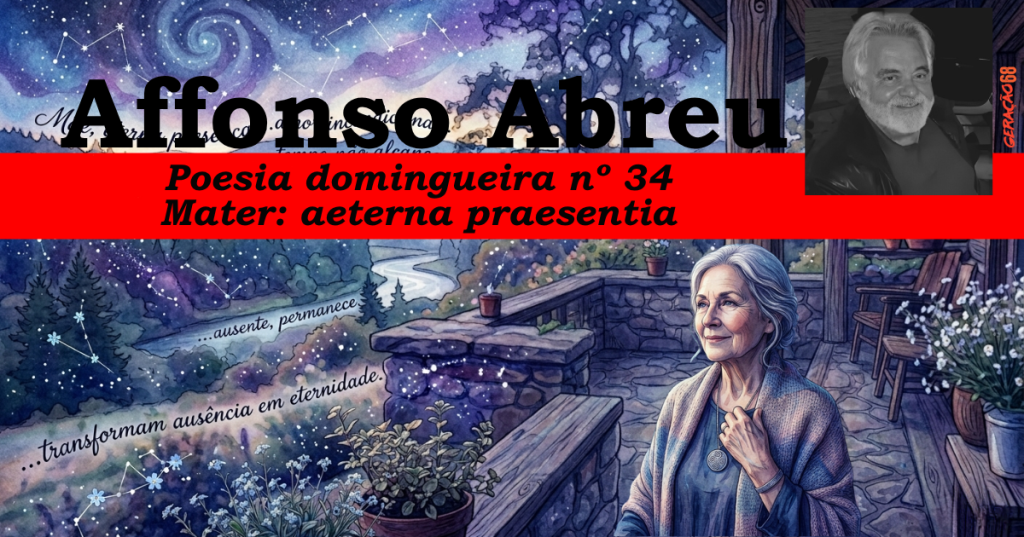 Poesia domingueira nº 34
Mater: aeterna&nbsp;praesentia