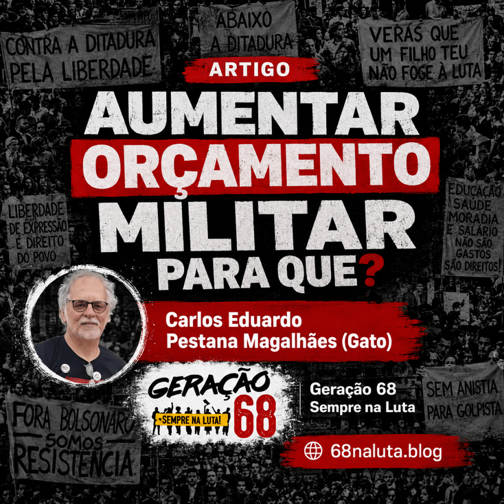 AUMENTAR ORÇAMENTO MILITAR PARA&nbsp;QUE?
